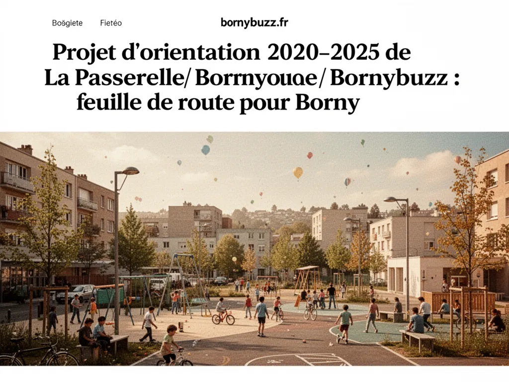 Projet d'orientation 2020–2025 de La Passerelle / Bornybuzz : feuille de route pour Borny
