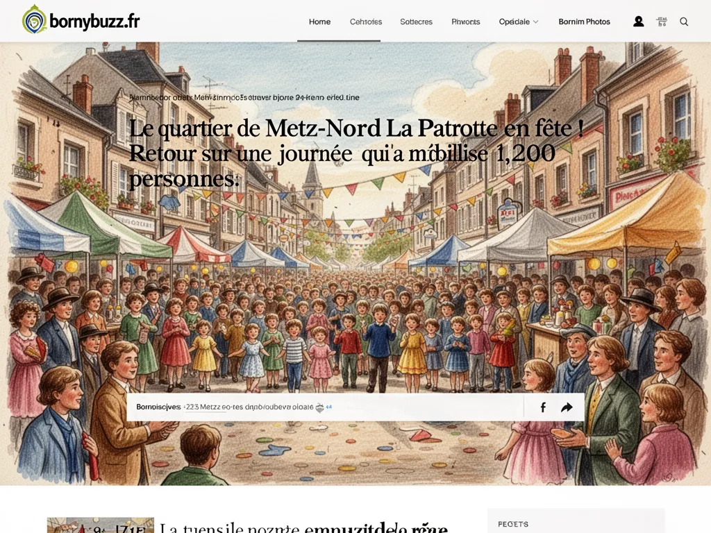 Le quartier de Metz-Nord La Patrotte en fête ! Retour sur une journée qui a mobilisé 1 200 personnes