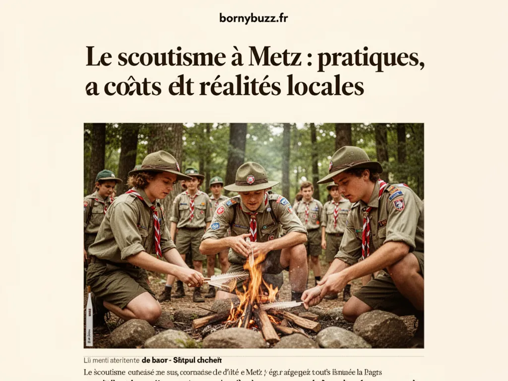 Le scoutisme à Metz : pratiques, coûts et réalités locales