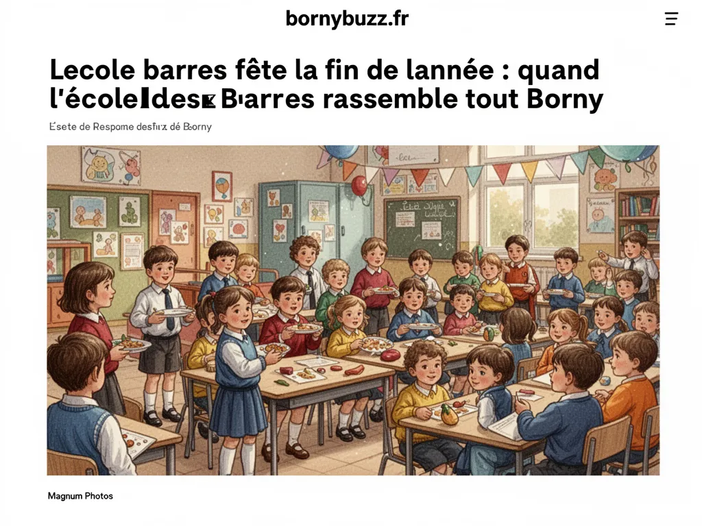 lecole barres fete la fin de lannee : quand l'école des Barres rassemble tout Borny