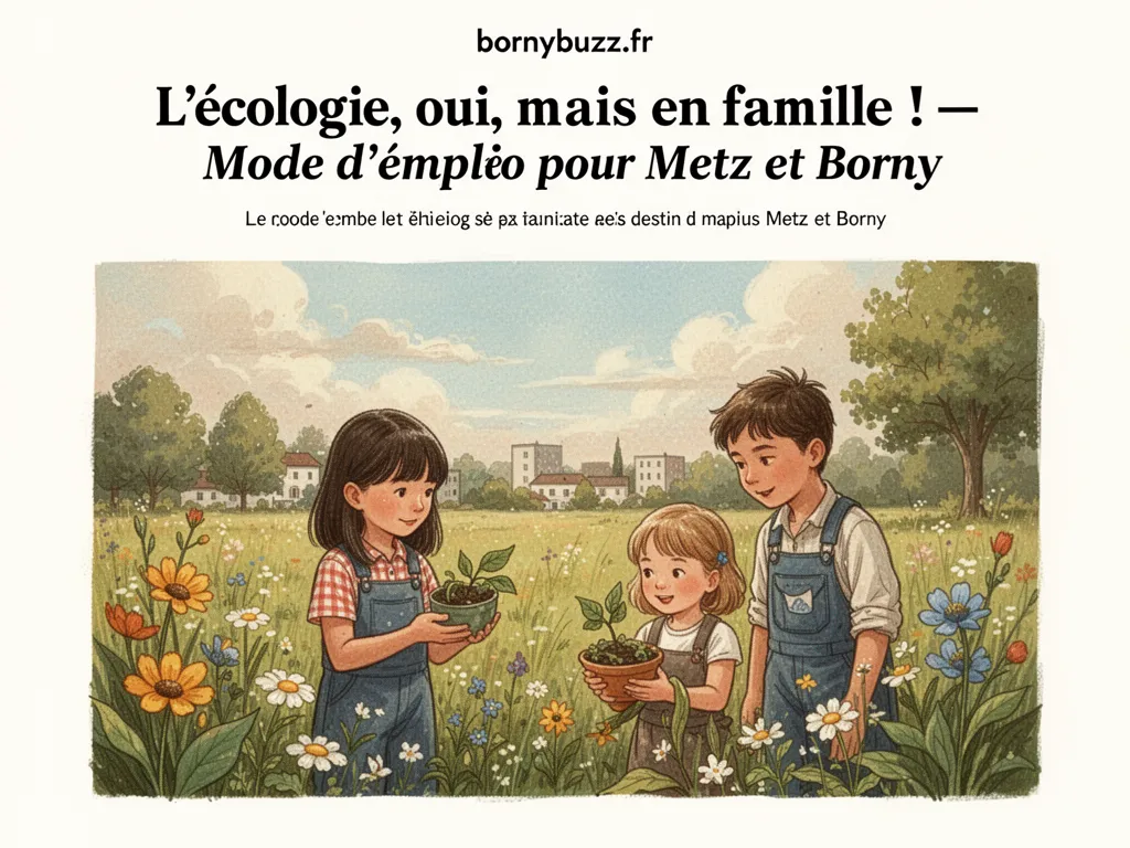 L’écologie, oui, mais en famille ! — Mode d’emploi pour Metz et Borny
