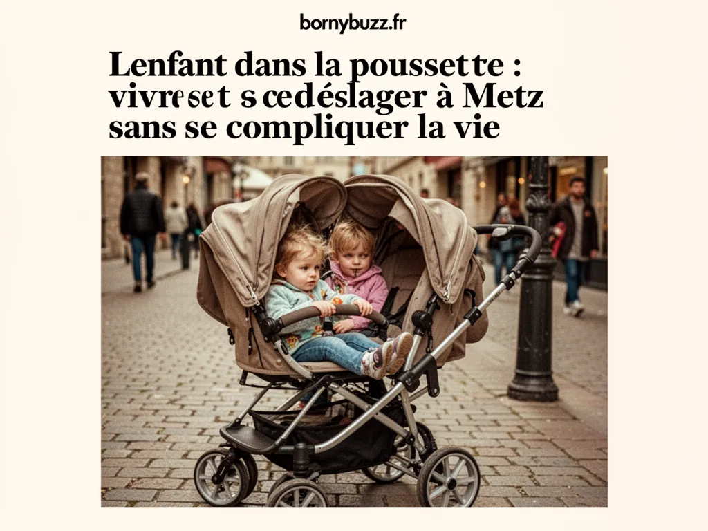Lenfant dans la poussette : vivre et se déplacer à Metz sans se compliquer la vie