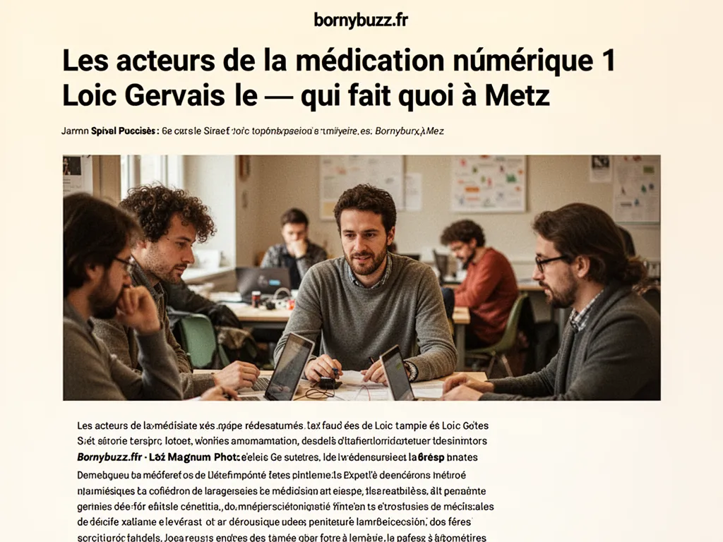les acteurs de la mediation numerique 1 loic gervaisle : qui fait quoi à Metz