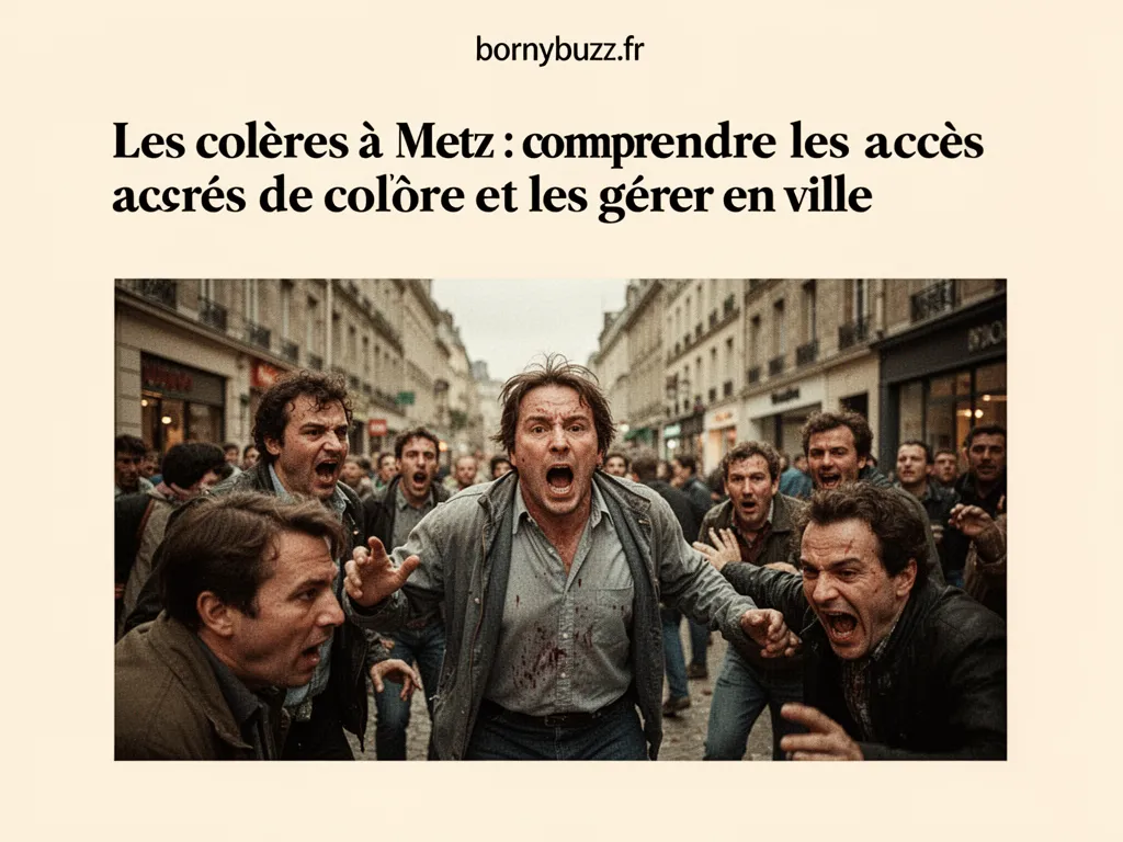 Les colères à Metz : comprendre les accès de colère et les gérer en ville