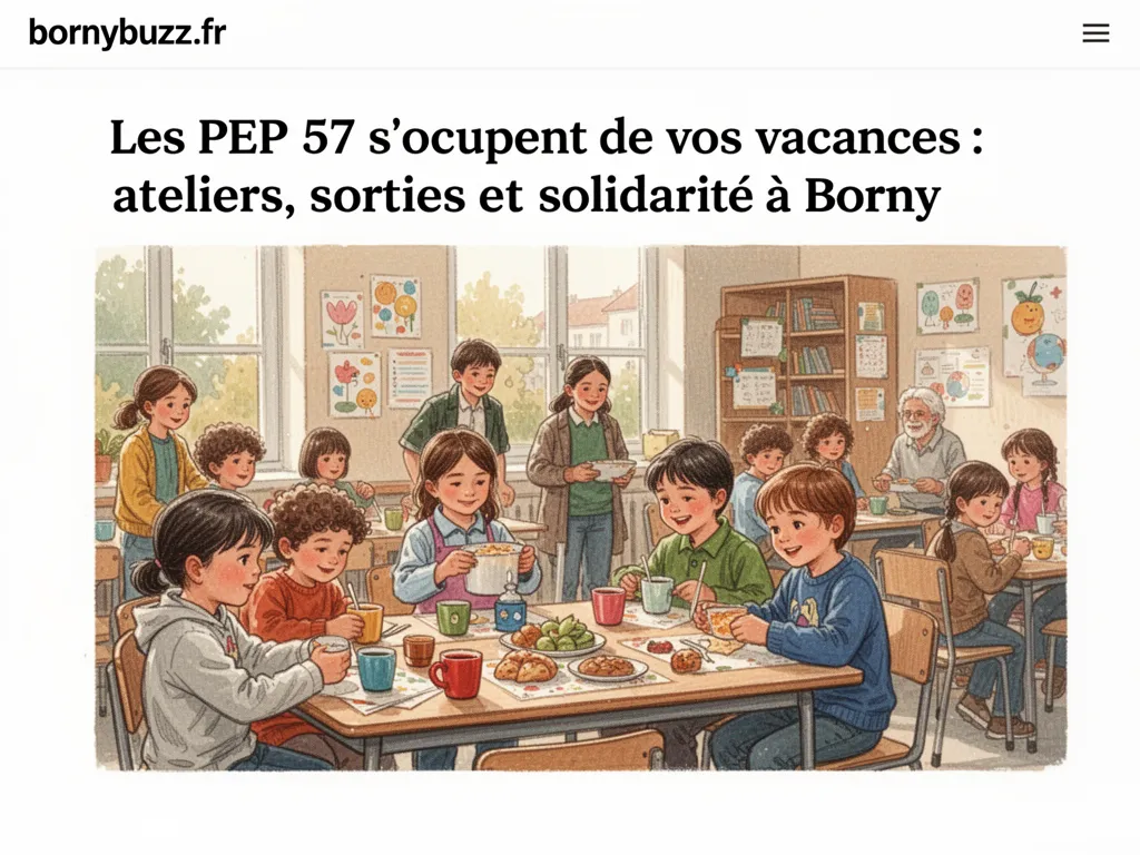 Les PEP 57 s’occupent de vos vacances : ateliers, sorties et solidarité à Borny