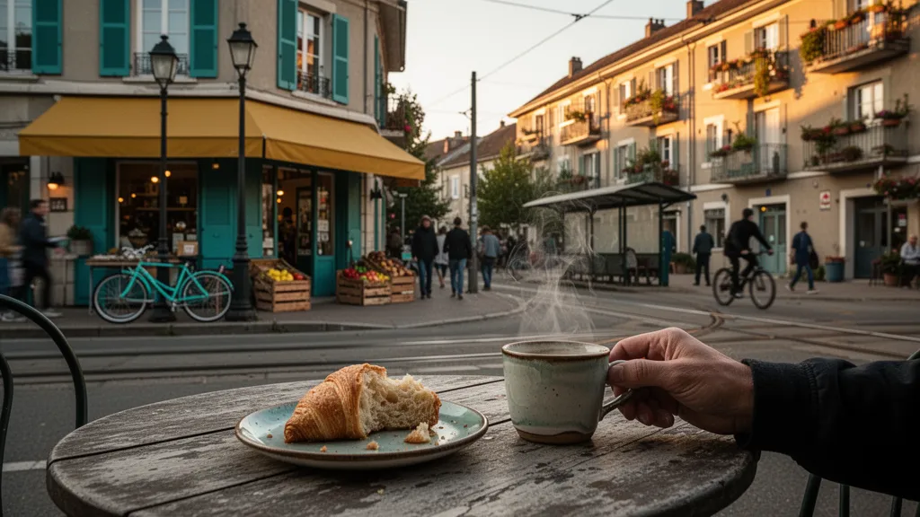 Rue résidentielle du quartier Lizé à Montigny‑lès‑Metz, logements et végétation