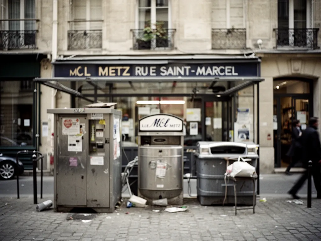 Façade de la Maison de la Culture et des Loisirs rue Saint-Marcel à Metz