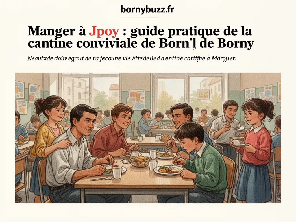 Manger à Jpoy : guide pratique de la cantine conviviale de Borny