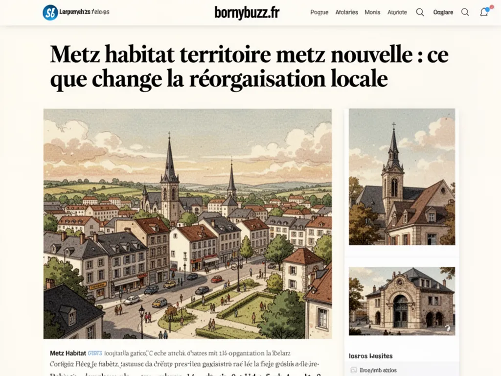 Metz habitat territoire metz nouvelle : ce que change la réorganisation locale