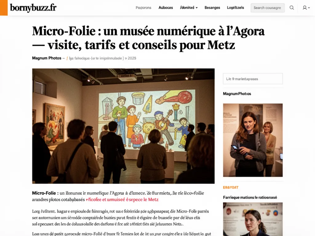 Micro-Folie : un musée numérique à l'Agora : visite, tarifs et conseils pour Metz