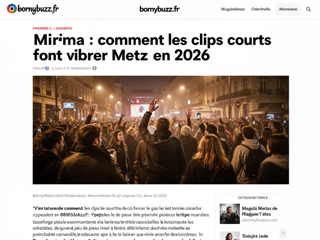 Mirma : comment les clips courts font vibrer Metz en 2026