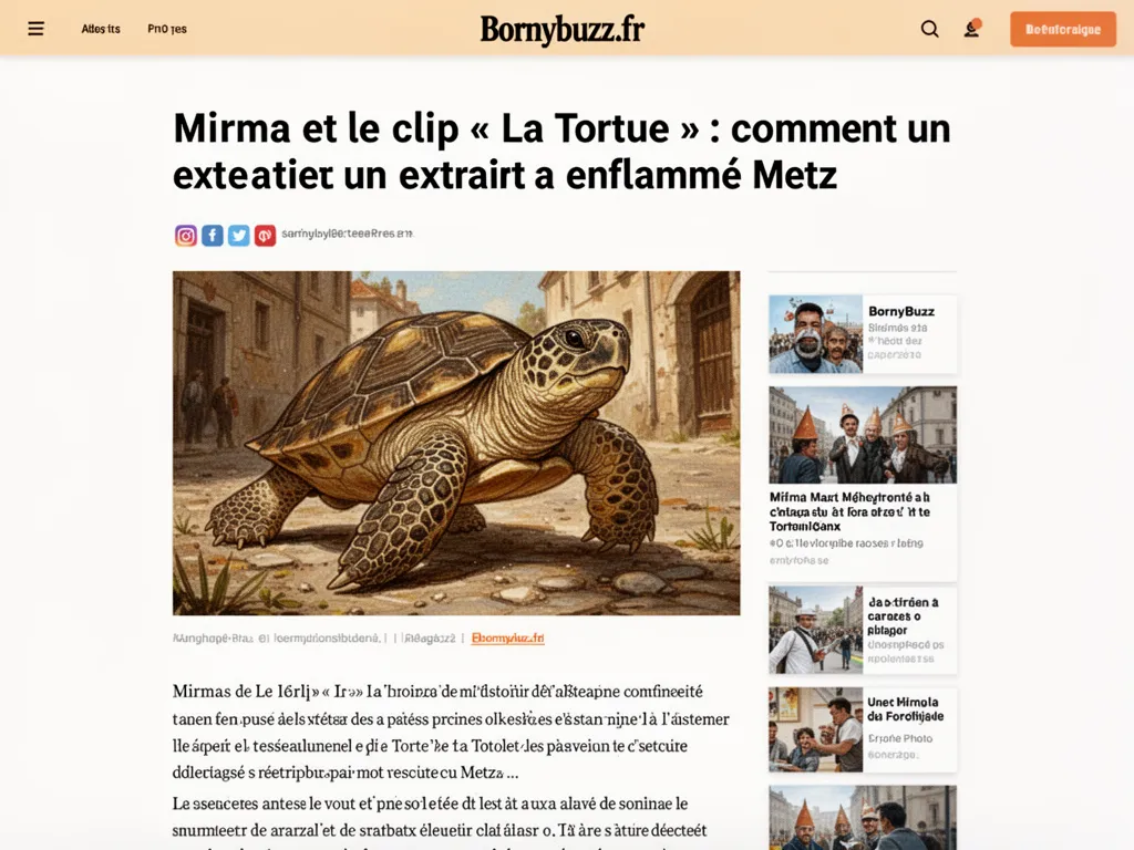 Mirma et le clip « La Tortue » : comment un extrait a enflammé Metz
