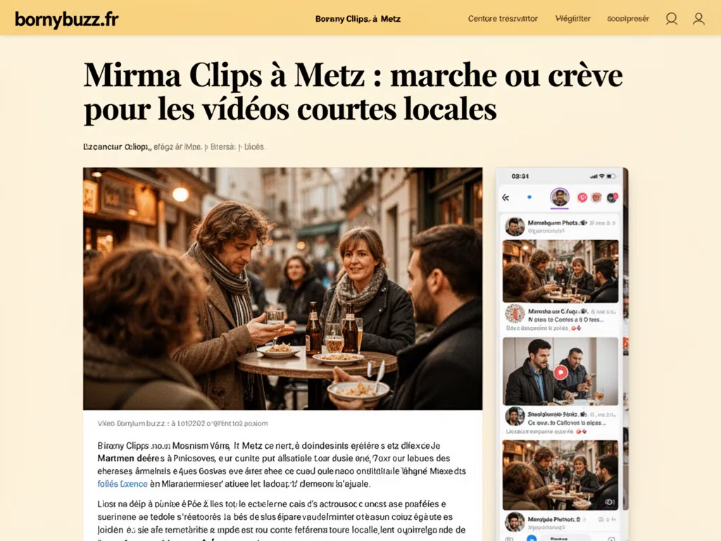 Mirma Clips à Metz : marche ou crève pour les vidéos courtes locales