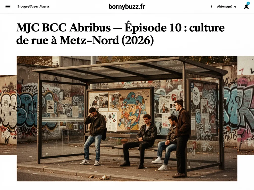MJC BCC Abribus : Épisode 10 : culture de rue à Metz‑Nord (2026)