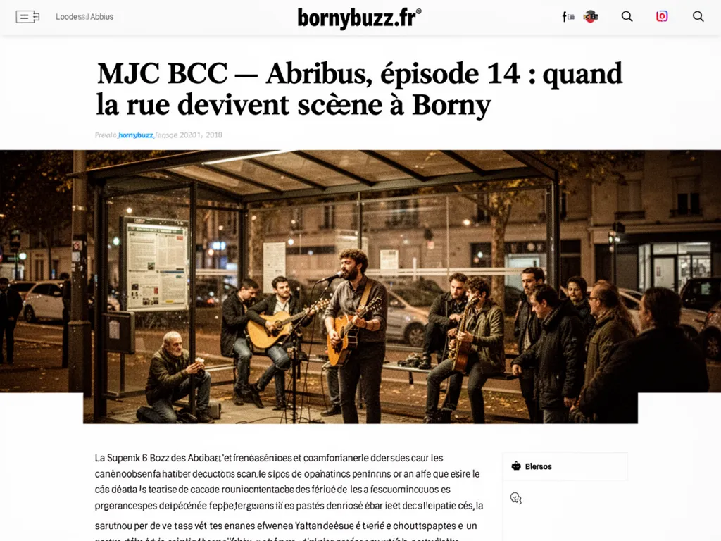 MJC BCC : Abribus, épisode 14 : quand la rue devient scène à Borny