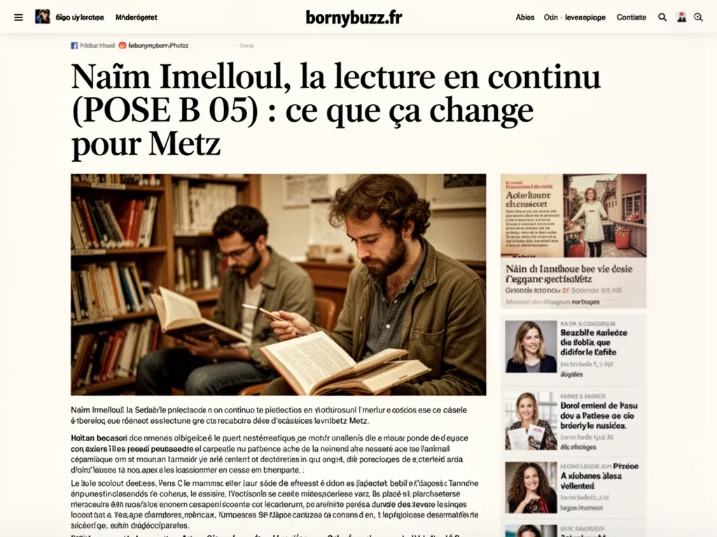 Naïm Imelloul, la lecture en continu [POSE B 05] : ce que ça change pour Metz