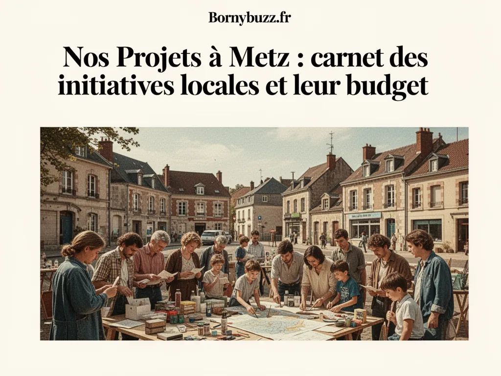 Nos Projets à Metz : carnet des initiatives locales et leur budget