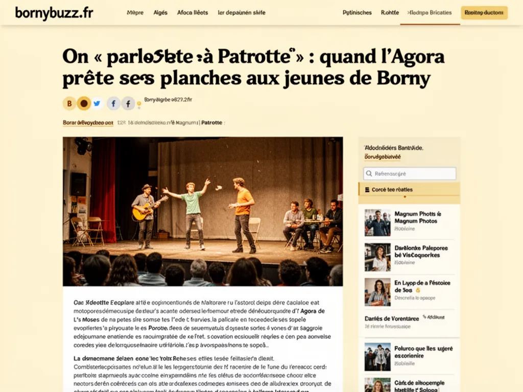 On « parlotte à Patrotte » : quand l’Agora prête ses planches aux jeunes de Borny