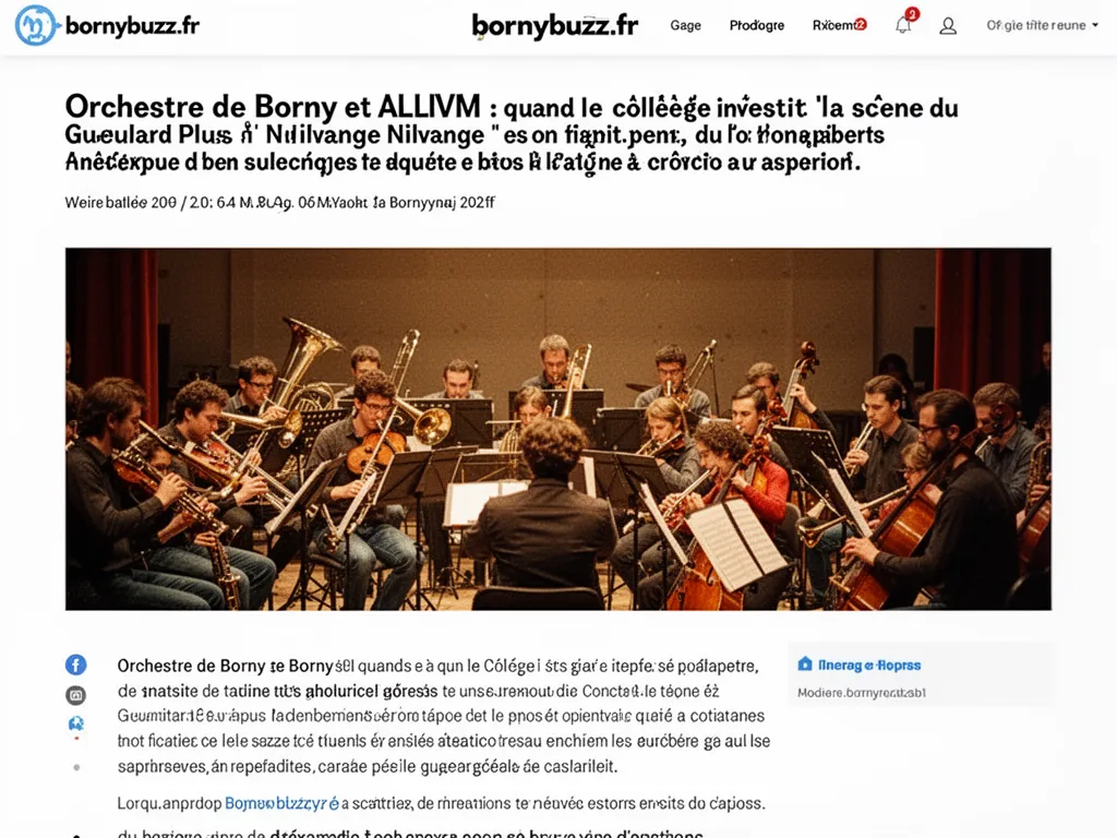 Orchestre de Borny et ALLIVM : quand le collège investit la scène du Gueulard Plus à Nilvange