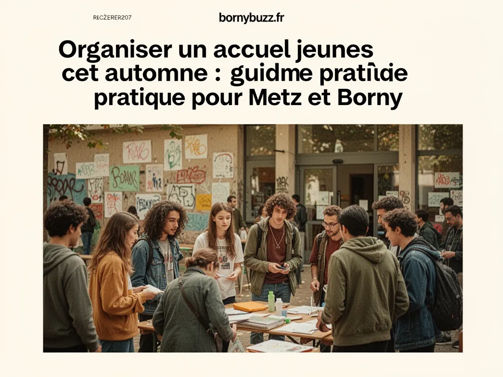 Organiser un accueil jeunes cet automne : guide pratique pour Metz et Borny