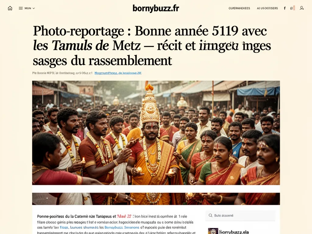Photo-reportage : Bonne année 5119 avec les Tamouls de Metz : récit et images du rassemblement