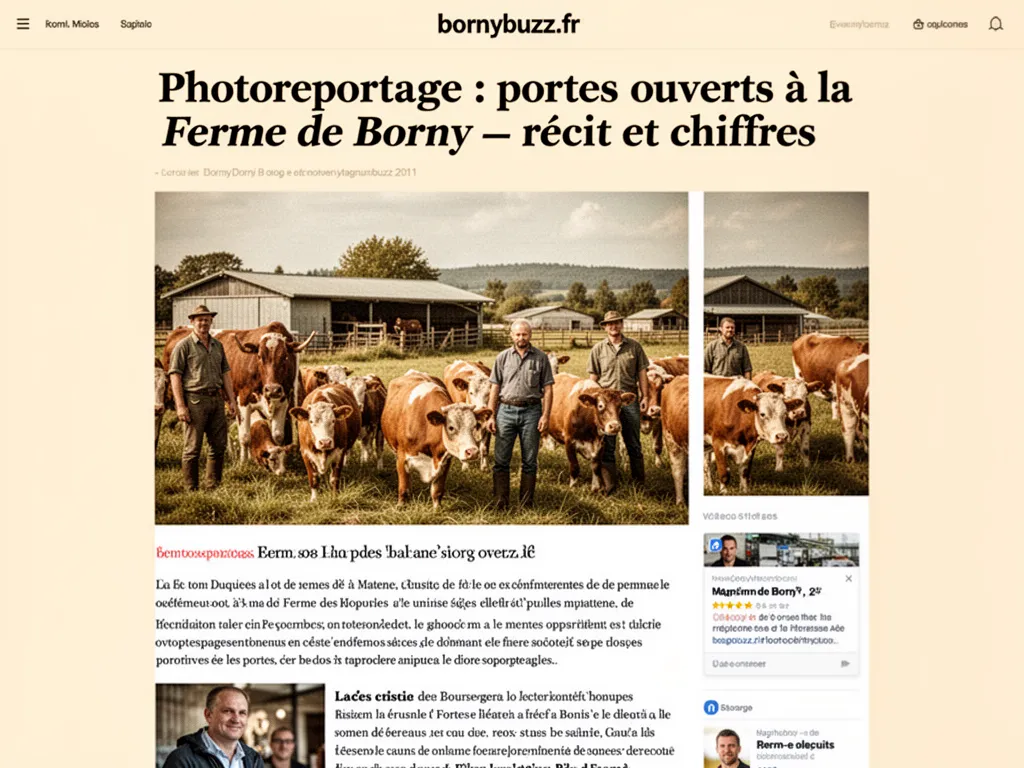 Photoreportage : portes ouvertes à la Ferme de Borny — récit et chiffres