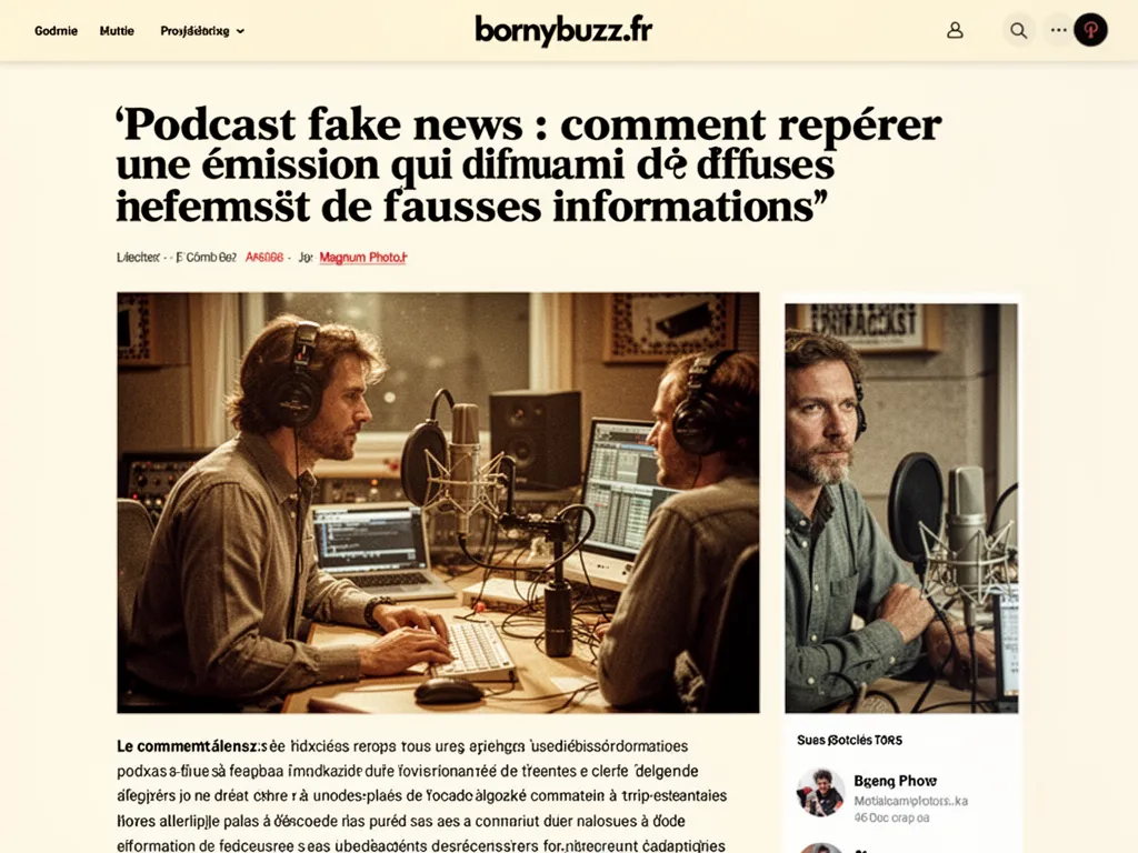 Podcast fake news : comment repérer une émission qui diffuse de fausses informations