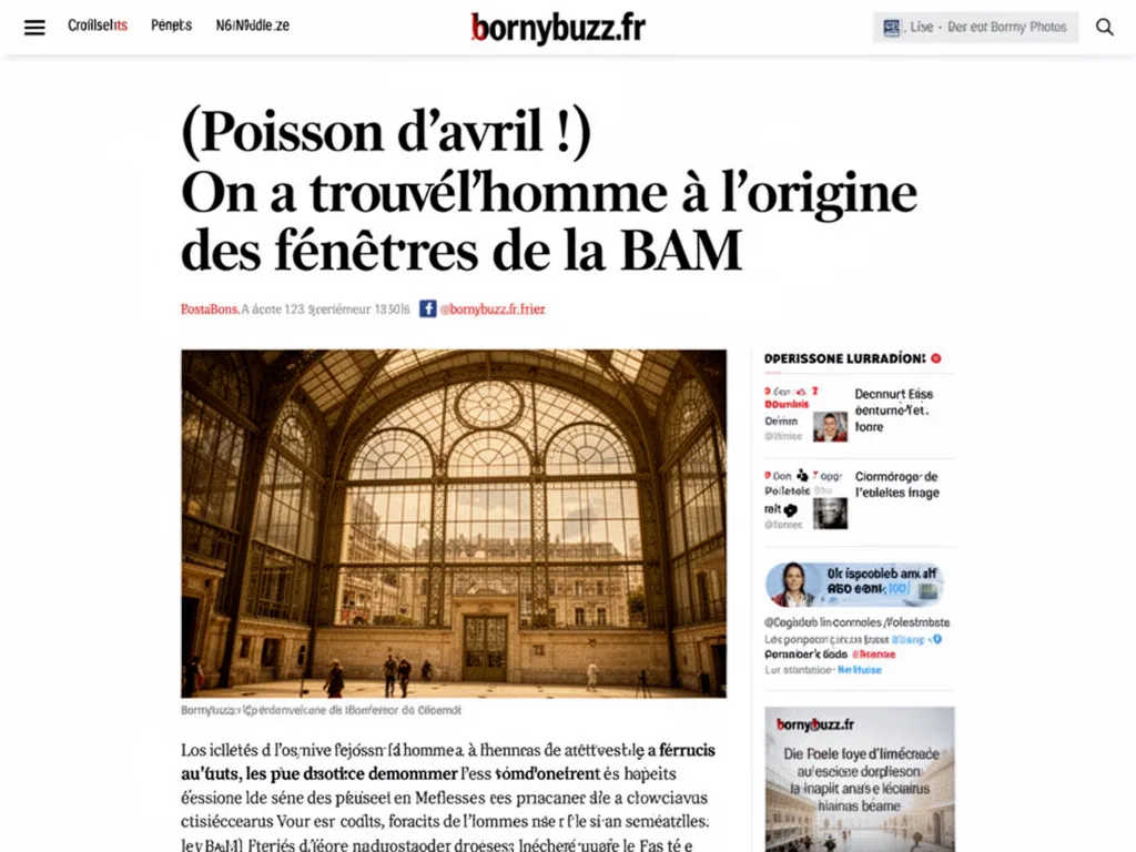 (Poisson d'avril !) On a trouvé l'homme à l'origine des fenêtres de la BAM