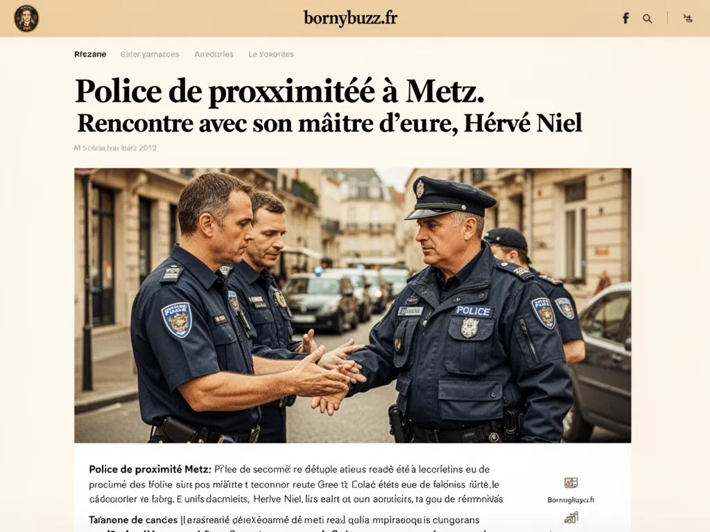 Police de proximité à Metz. Rencontre avec son maître d'œuvre, Hervé Niel