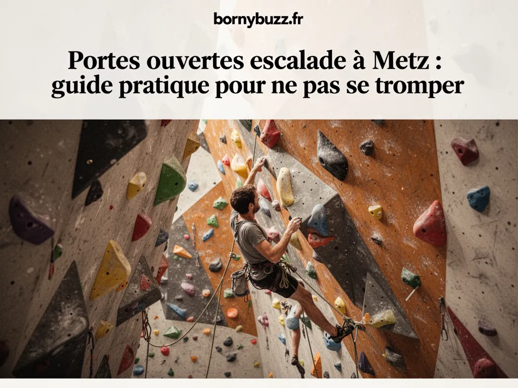 Portes ouvertes escalade à Metz : guide pratique pour ne pas se tromper