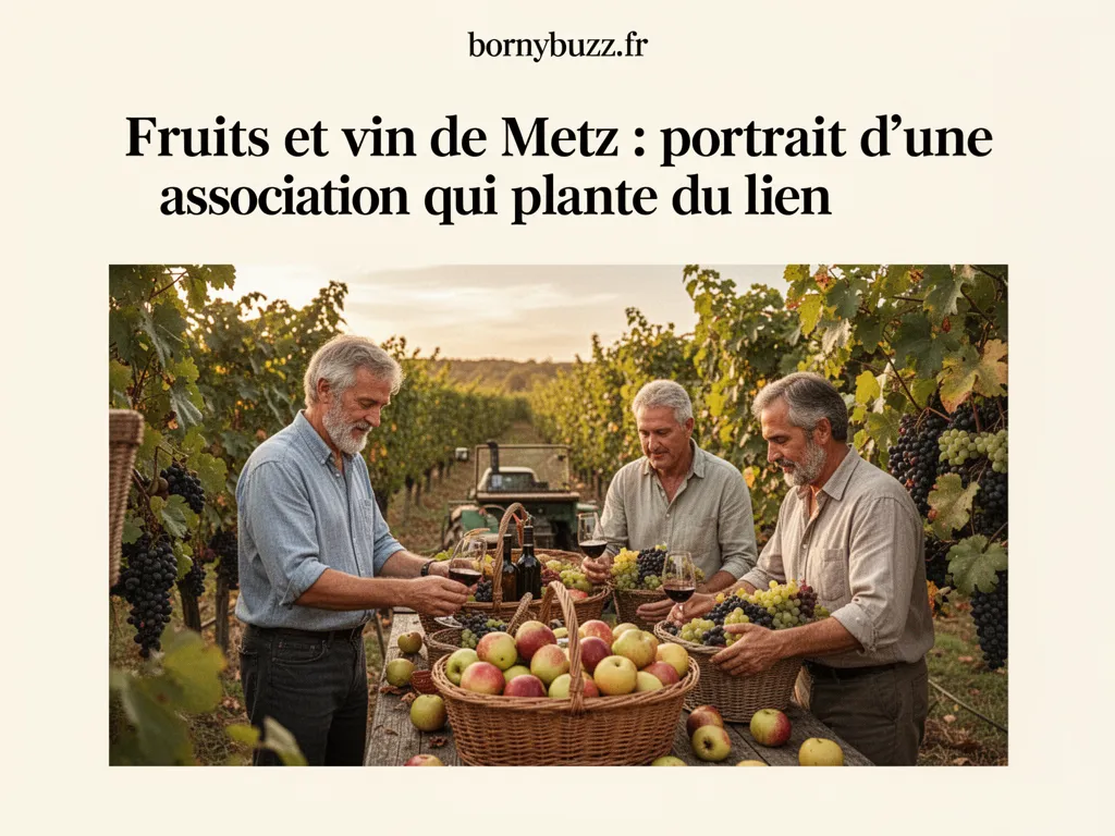 Fruits et vin de Metz : portrait d'une association qui plante du lien