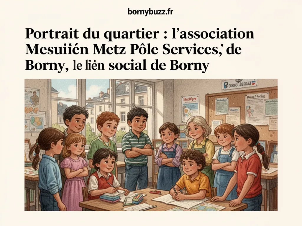 Portrait du quartier : l'association Metz Pôle Services, le lien social de Borny