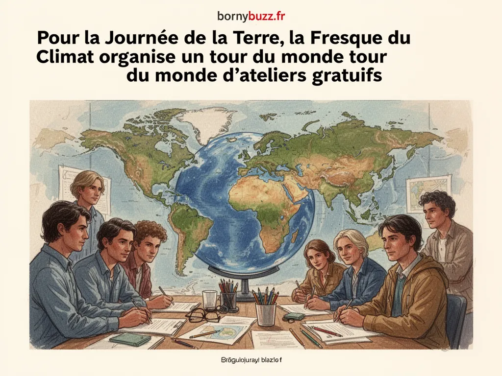 Pour la Journée de la Terre, la Fresque du Climat organise un tour du monde d’ateliers gratuits