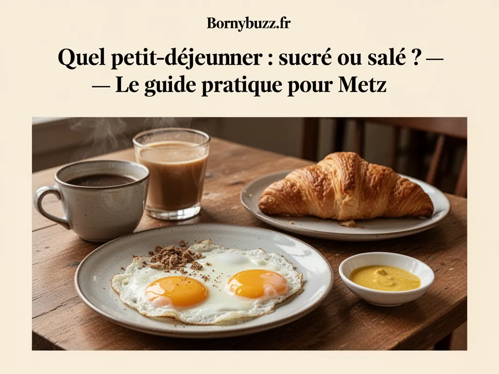 Quel petit-déjeuner : sucré ou salé ? : Le guide pratique pour Metz