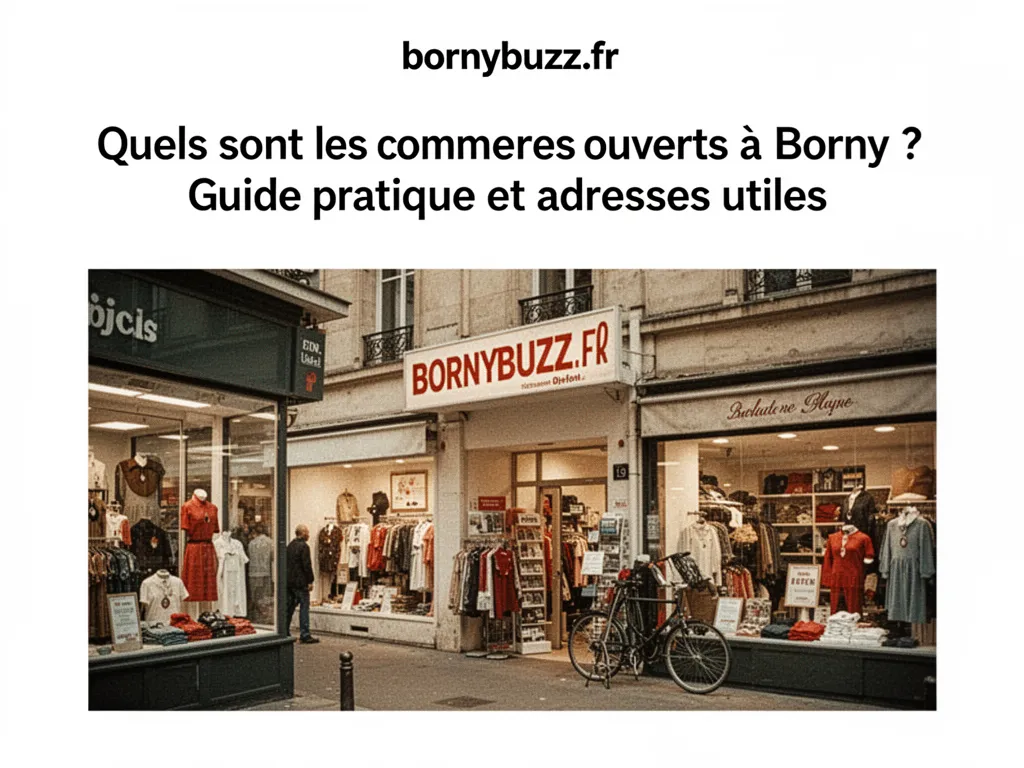 Quels sont les commerces ouverts à Borny ? Guide pratique et adresses utiles