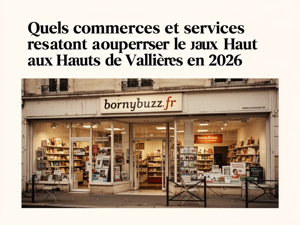 Quels commerces et services restent ouverts aux Hauts de Vallières en 2026