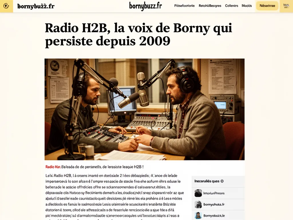 Radio H2B, la voix de Borny qui persiste depuis 2009