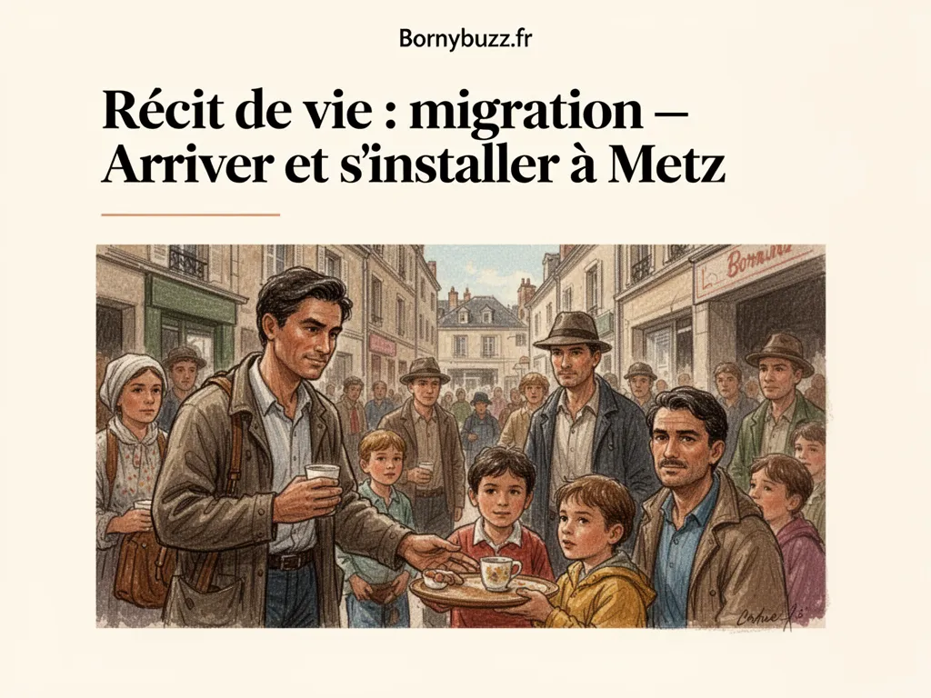 Récit de vie : migration : Arriver et s'installer à Metz