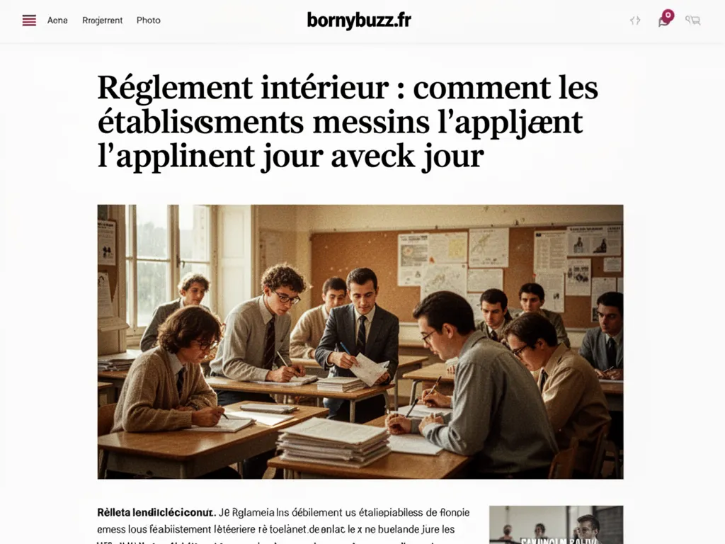 Règlement intérieur : comment les établissements messins l'appliquent jour après jour