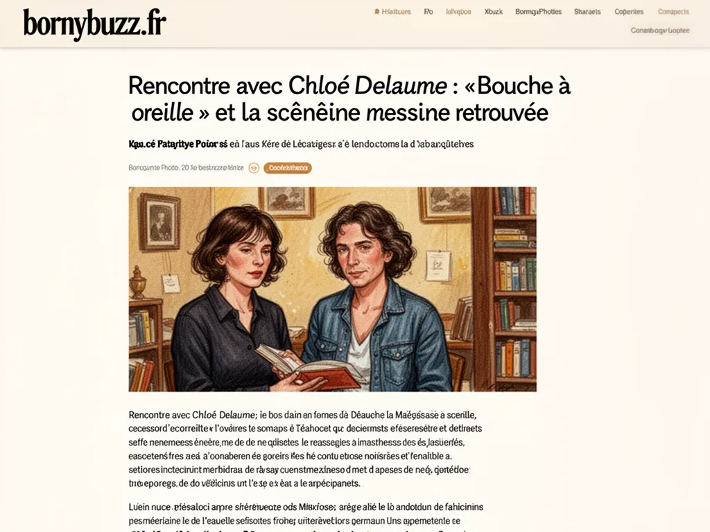 Rencontre avec Chloé Delaume : « Bouche à oreille » et la scène messine retrouvée