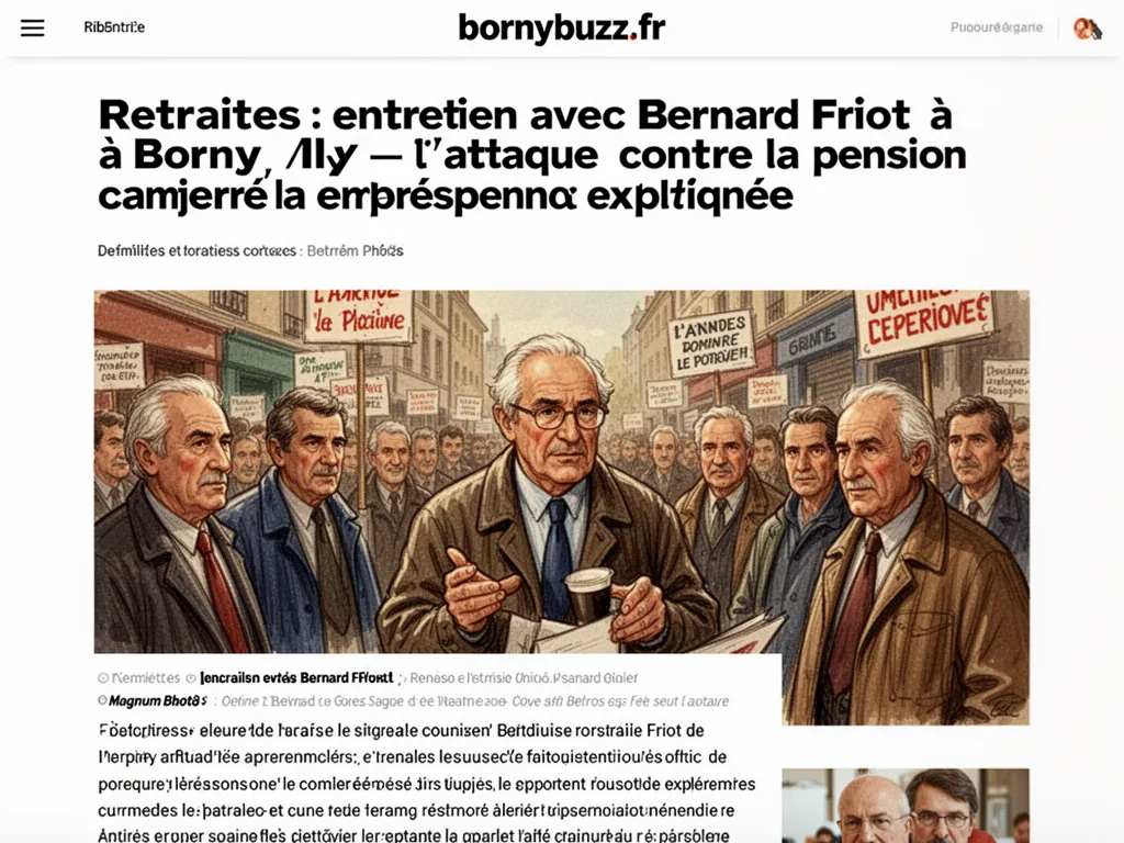 Retraites : entretien avec Bernard Friot à Borny : l'attaque contre la pension expliquée
