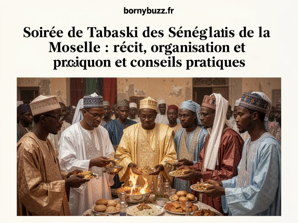 Soirée de Tabaski des Sénégalais de la Moselle : récit, organisation et conseils pratiques