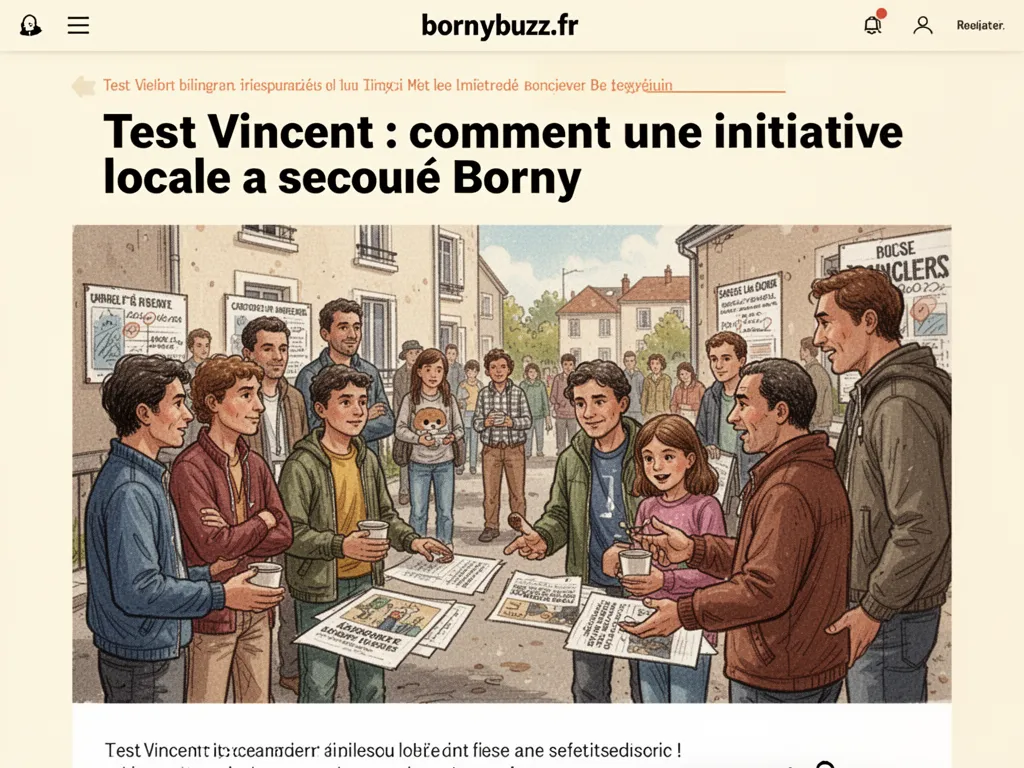 Test Vincent : comment une initiative locale a secoué Borny