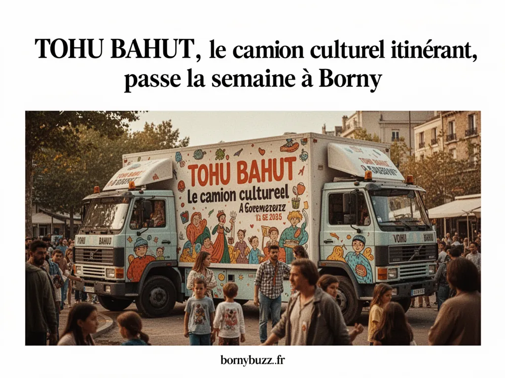 TOHU BAHUT, le camion culturel itinérant, passe la semaine à Borny