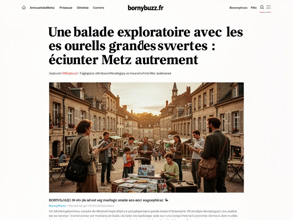 Une balade exploratoire avec les oreilles grandes ouvertes : écouter Metz autrement