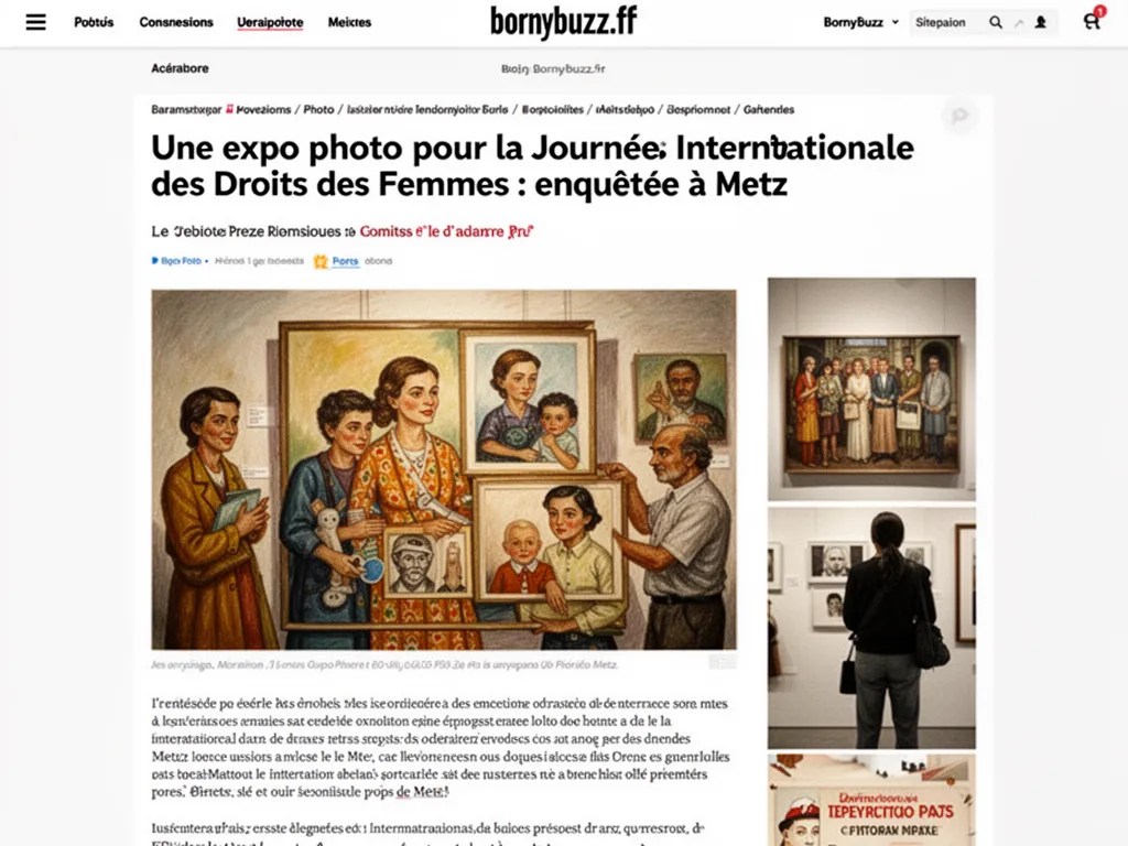 Une expo photo pour la Journée Internationale des Droits des Femmes : enquête à Metz