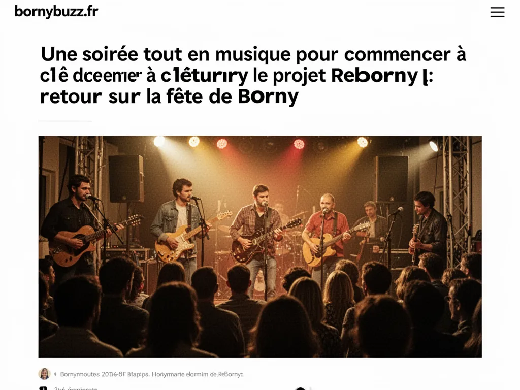 Une soirée tout en musique pour commencer à clôturer le projet Reborny : retour sur la fête de Borny