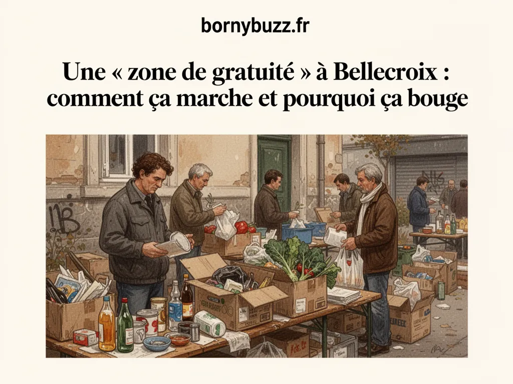 Une « zone de gratuité » à Bellecroix : comment ça marche et pourquoi ça bouge