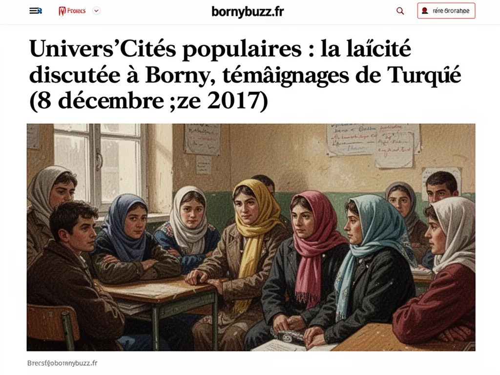 Univers’Cités populaires : la laïcité discutée à Borny, témoignages de Turquie (8 décembre 2017)