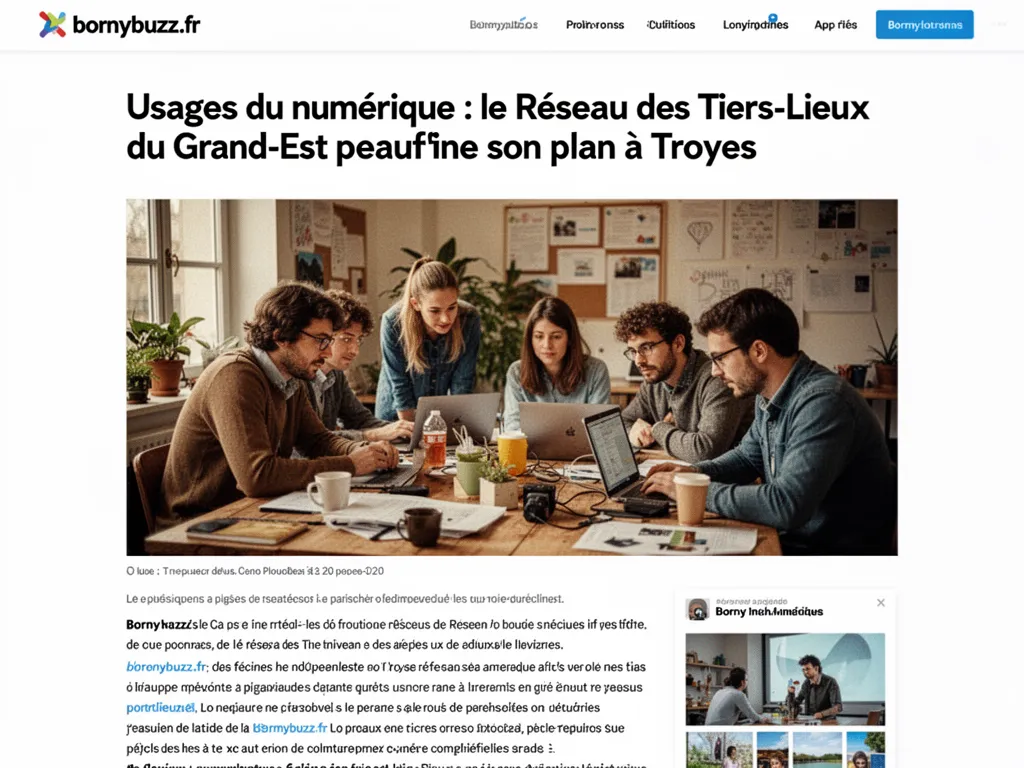 Usages du numérique : le Réseau des Tiers-Lieux du Grand-Est peaufine son plan à Troyes
